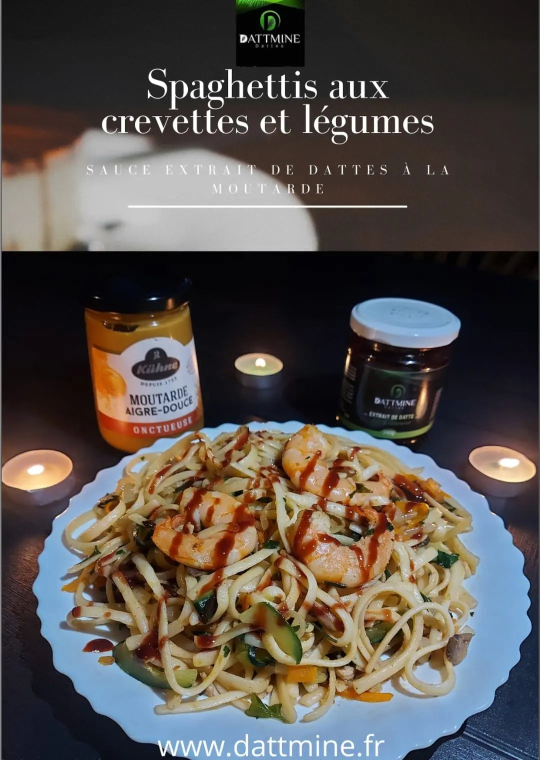 Recettes-de-Spaghettis-aux-crevettes-a-l-extrait-de-dattes-et-moutarde dattmine